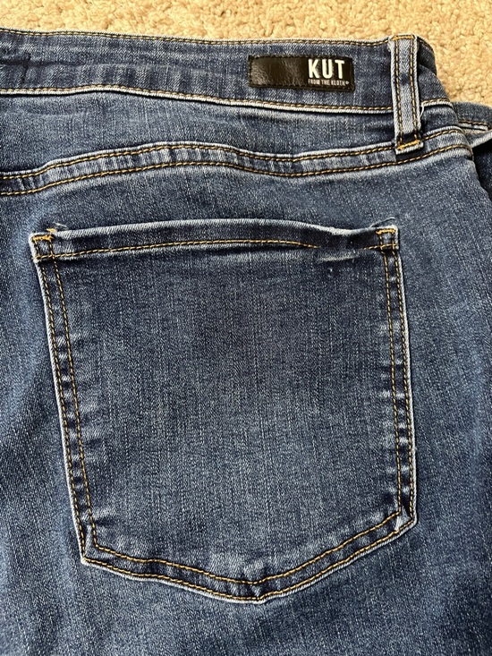 Kut From The Kloth Charlotte Fab Ab Culotte Jeans Dark Wash Wide Leg Sz 14 - Picture 9 of 9